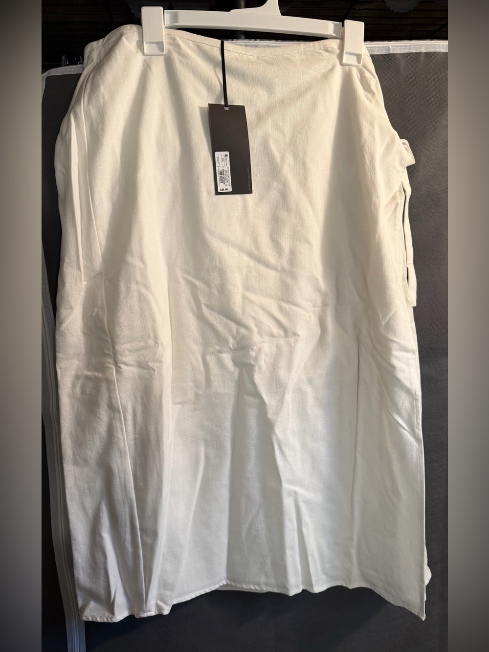 Women's Cream Maxi Skirt - Elegant Lightweight Style